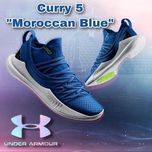 Under Armour Men’s Curry 5 Basketball Shoes Sz 11